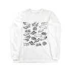 はんこや　ののの古生代のいきものたち Long Sleeve T-Shirt