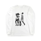 イラストレーターこたけゆか 公式オリジナルグッズのHEY LADIES!  Long Sleeve T-Shirt