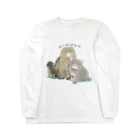 だいこくの猫絵生活ショップのルーイ&メルブ_猫絵生活 Long Sleeve T-Shirt