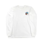 もしもしこちら文鳥のキャップの文鳥 Long Sleeve T-Shirt