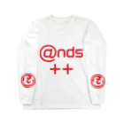 あんずあんのands++（赤文字） Long Sleeve T-Shirt