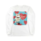 wokasinaiwoのラブ猫１０ズあき Long Sleeve T-Shirt