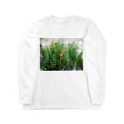 アトリエWindwingのキノコと苔テラリウム Long Sleeve T-Shirt