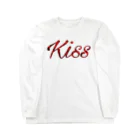 キッチンファラオのKiss デザイン Long Sleeve T-Shirt