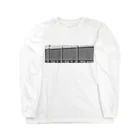 mori momokoのモノクロ工事現場 Long Sleeve T-Shirt