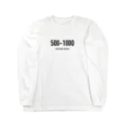 #wlmのPOINTS - 500-1000 ロングスリーブTシャツ
