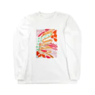 ラクガキモデルのオレンジたち Long Sleeve T-Shirt