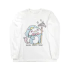 itsuto-こねこしょうしょうめんへらのロゴ「とってきぃたあああ/ぺんぎんver」 Long Sleeve T-Shirt