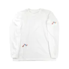 ローソク足のローソク足　ロングスリーブTシャツ Long Sleeve T-Shirt