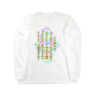 古浪漫のショップのアワノウタ(ヲシテ文字) Long Sleeve T-Shirt