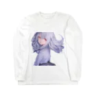 あんにゅあーじゅの白髪の少女 Long Sleeve T-Shirt