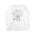 にゃんころもちのロンT きになるき Long Sleeve T-Shirt