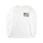 estilo हान्नाの胸元に麻柄30% Long Sleeve T-Shirt