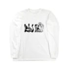 宇宙キャンプのロータス　ハンド　モノトーン Long Sleeve T-Shirt