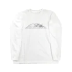 まつのき商店の八ヶ岳　黒 Long Sleeve T-Shirt