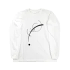 Hungry Freaksのカンディンスキー "Free Curve to the Point: Accompanying Sound of Geometric Curves" Long Sleeve T-Shirt