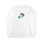 Spirit of 和のかえるとアジサイ Long Sleeve T-Shirt