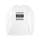IOST_Supporter_CharityのIOSTバーサスデザイン(白黒シリーズ) Long Sleeve T-Shirt