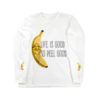 Peel Good SHOPのLife Is Good So Peel Good ロングスリーブTシャツ