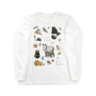 ちなきのこのForest Animal ロングスリーブTシャツ