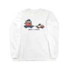 メカロックのスケボーロボchiネコchi Long Sleeve T-Shirt