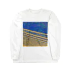 水草の波打ち際（夕暮れ） Long Sleeve T-Shirt