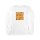 my pastel（いしはら　まさこ）のオレンジのタイル Long Sleeve T-Shirt