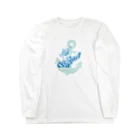 ari designのネコザメとネコの海遊び Long Sleeve T-Shirt