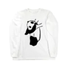 nicoの持ち上げられたパンダ Long Sleeve T-Shirt