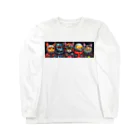 CONACHIの勇気ある5人のネコ探検家たち Long Sleeve T-Shirt