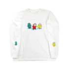 N's Creationの雨がっぱのこどもたち 水たまり Long Sleeve T-Shirt