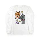 まつり猫ショップのニャンニャンニャン♡ Long Sleeve T-Shirt