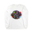 jingisudanHBCのジンギス談！デザインロングTシャツ(ロゴレインボーver)【HBC】 Long Sleeve T-Shirt