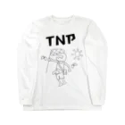 total nature playersのち◯ぽのオフローダー少年 ロングスリーブTシャツ