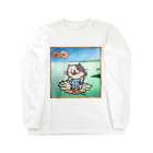 ひよこ男爵とまだむにゃんのまだむゔぃーにゃすの誕生 Long Sleeve T-Shirt