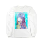 帆波　綾の青髪 Long Sleeve T-Shirt