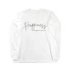 ことばの雫のHappiness Long Sleeve T-Shirt