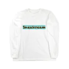 Sneakreamのチョコミントアイスクリームスニーカー Long Sleeve T-Shirt