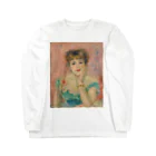 世界美術商店の女優ジャンヌ・サマリーの肖像 / Portrait of the Actress Jeanne Samary Long Sleeve T-Shirt