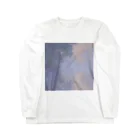 世界美術商店のジヴェルニー近郊のセーヌ川支流(霧) / Branch of the Seine near Giverny (Mist) Long Sleeve T-Shirt