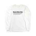 お店のWorld Wide Web ロングスリーブTシャツ