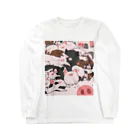 BUTA-CHANsのぶたちゃんず　ぶたまみれイラスト Long Sleeve T-Shirt