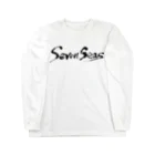 セブンシーズ Online StoreのSeven Seas 文字ロゴ（黒文字） Long Sleeve T-Shirt