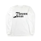 セブンシーズ Online StoreのSeven Seas モチーフロゴ（黒文字） ロングスリーブTシャツ