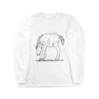 マツザキユキの 仔馬のカキカキ Long Sleeve T-Shirt