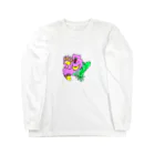 楽しいタカちゃんのくま吉がえる Long Sleeve T-Shirt