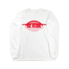 PugotのBE KOBE・神戸大橋 Long Sleeve T-Shirt