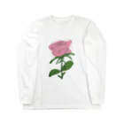 サラスシのmy ROSE ピンク Long Sleeve T-Shirt