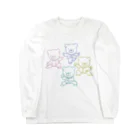 かくばな堂のかくばなちゃん太極拳の型 Long Sleeve T-Shirt