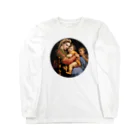 世界美術商店の小椅子の聖母 / Madonna della seggiola ロングスリーブTシャツ